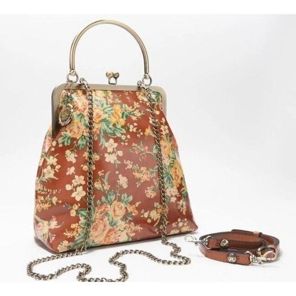 Patricia Nash Bags Patricia Nash Leather Novella Frame Bag With